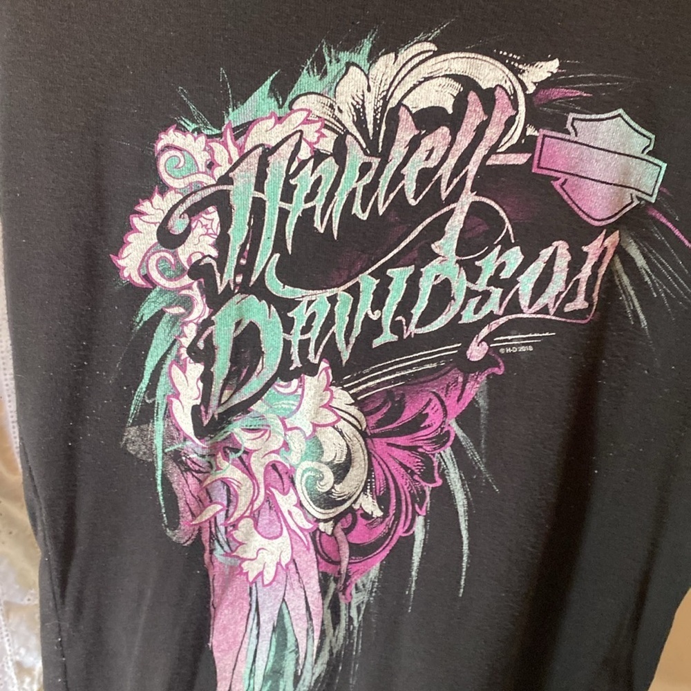 Harley Davidson woman’s T small - Picture 2 of 3